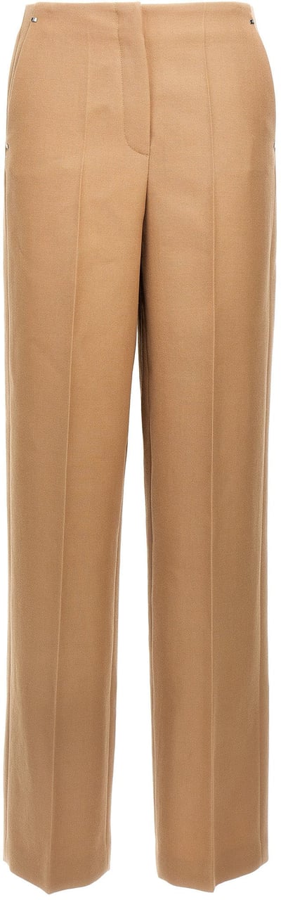 Fendi Beige Wool Dress Pants Beige