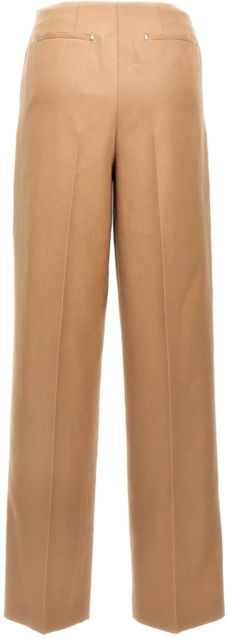 Fendi Beige Wool Dress Pants Beige