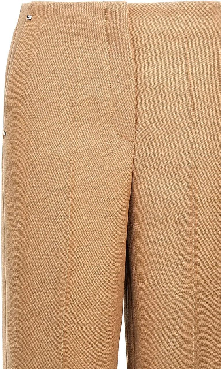 Fendi Beige Wool Dress Pants Beige