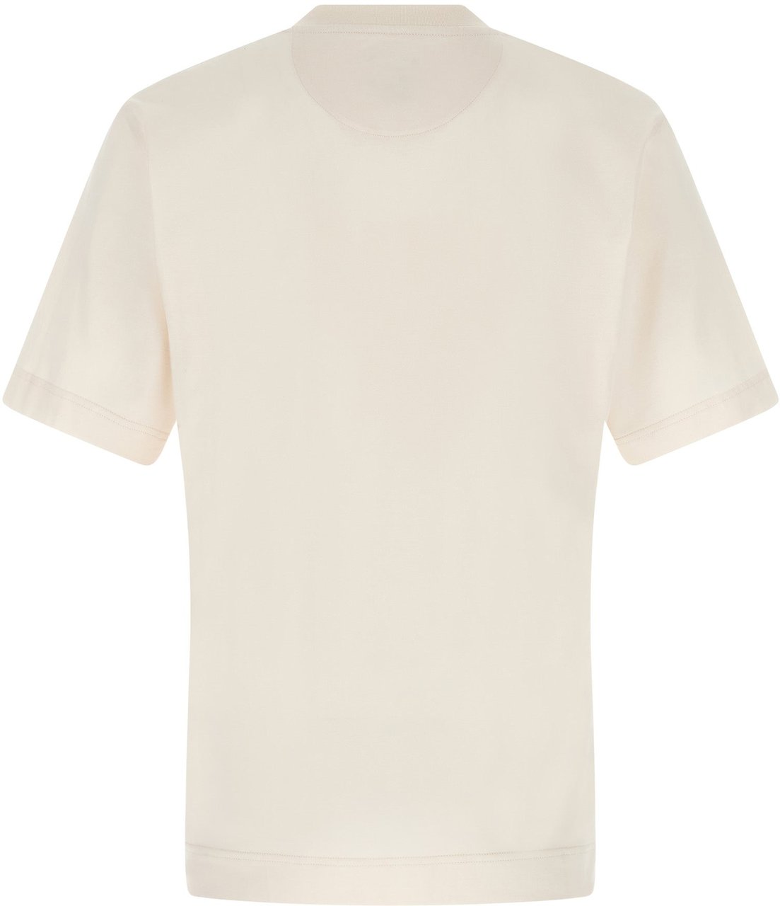 Fendi White Cotton T-Shirt Wit