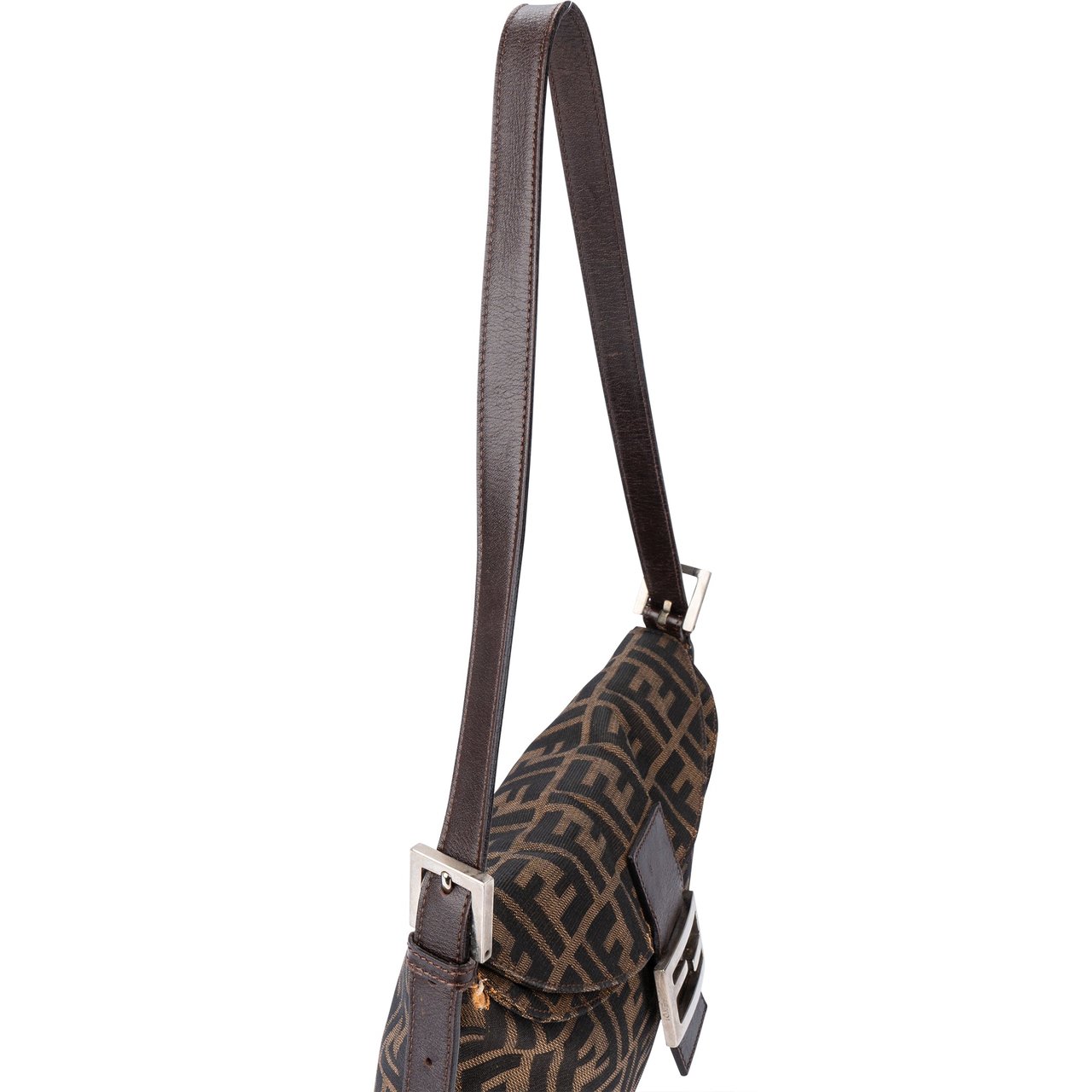 Fendi Fendi FF Monogram Baguette Shoulder Bag Divers