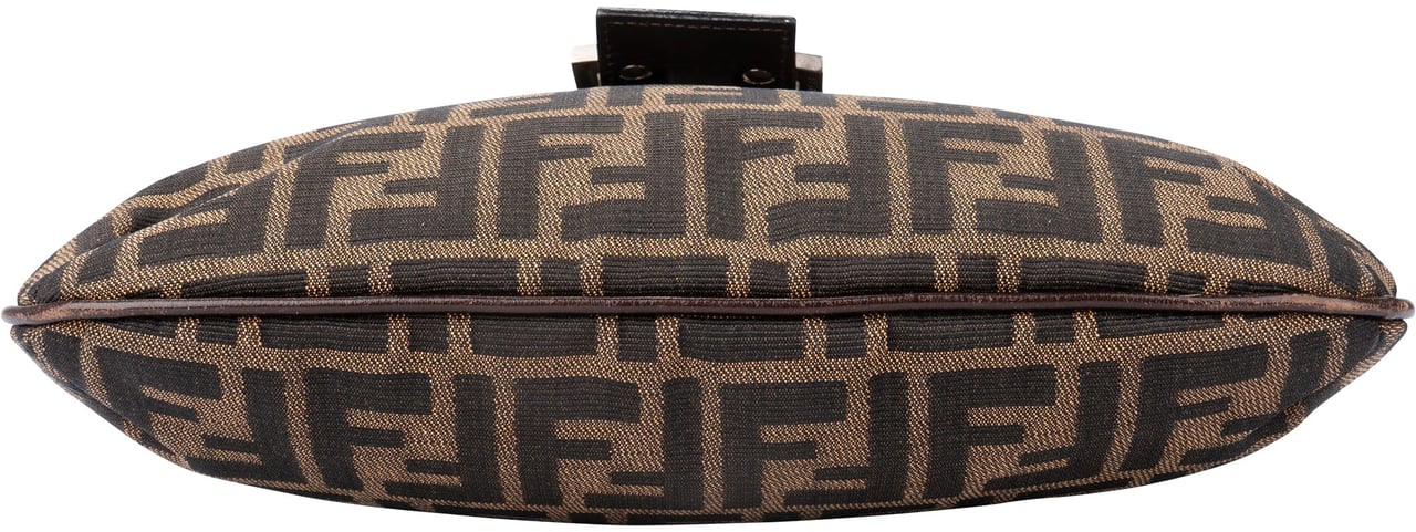 Fendi FF Monogram Baguette Shoulder Bag Bruin