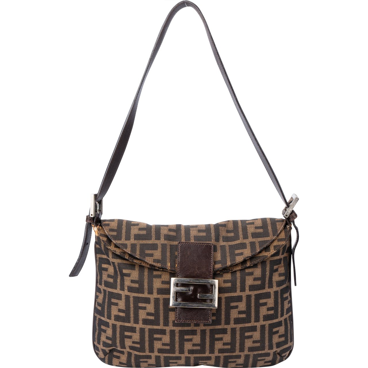 Fendi Fendi FF Monogram Baguette Shoulder Bag Divers