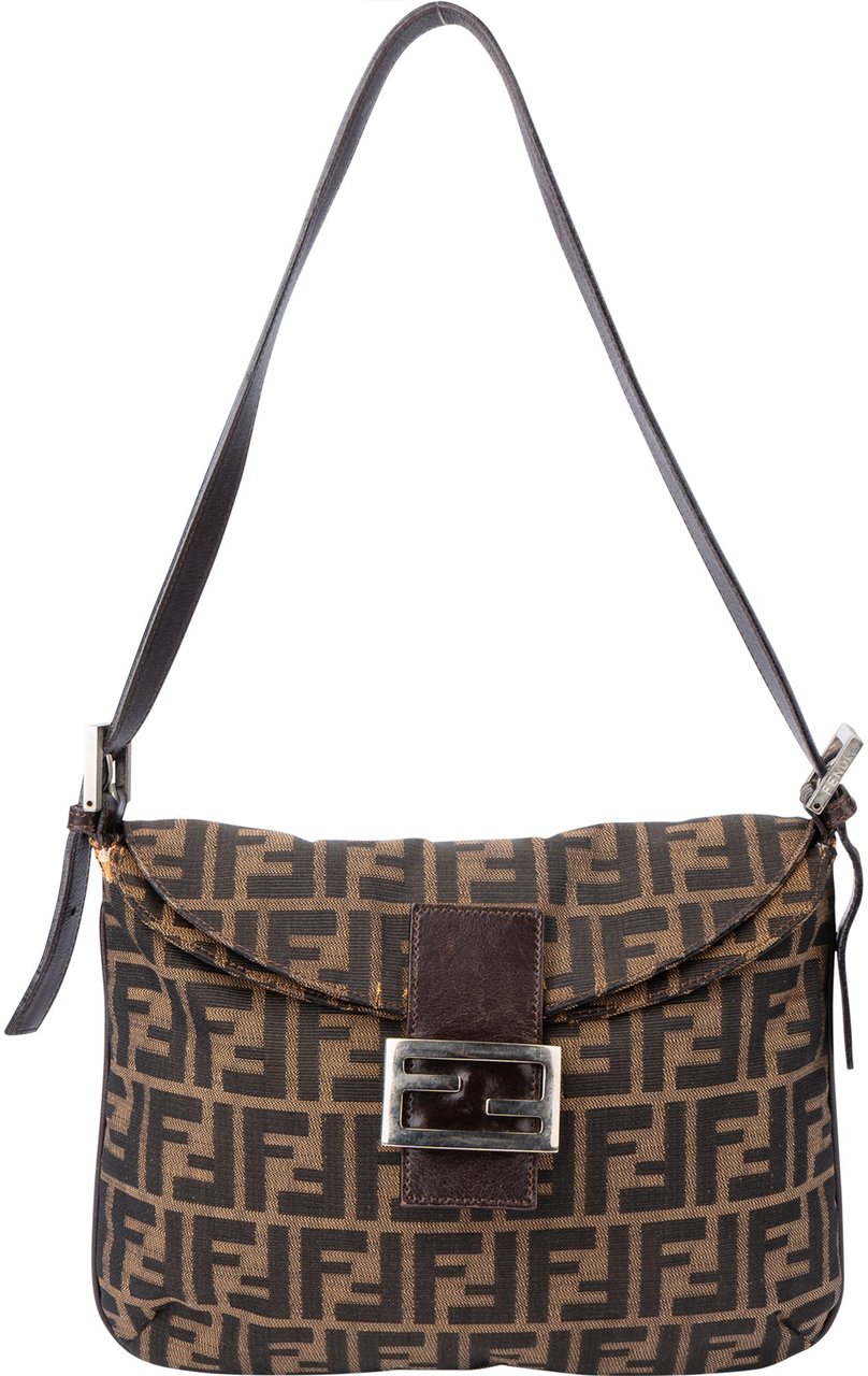Fendi Fendi FF Monogram Baguette Shoulder Bag Divers