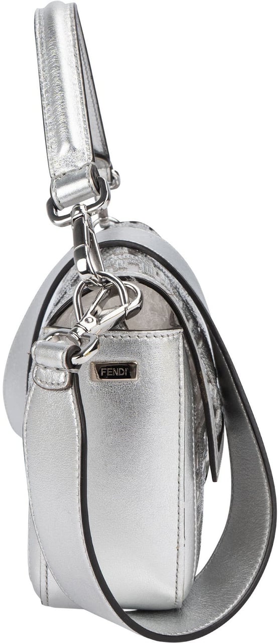 Fendi FF Sequin Embroidered Monogram Baguette Shoulder Handbag Divers