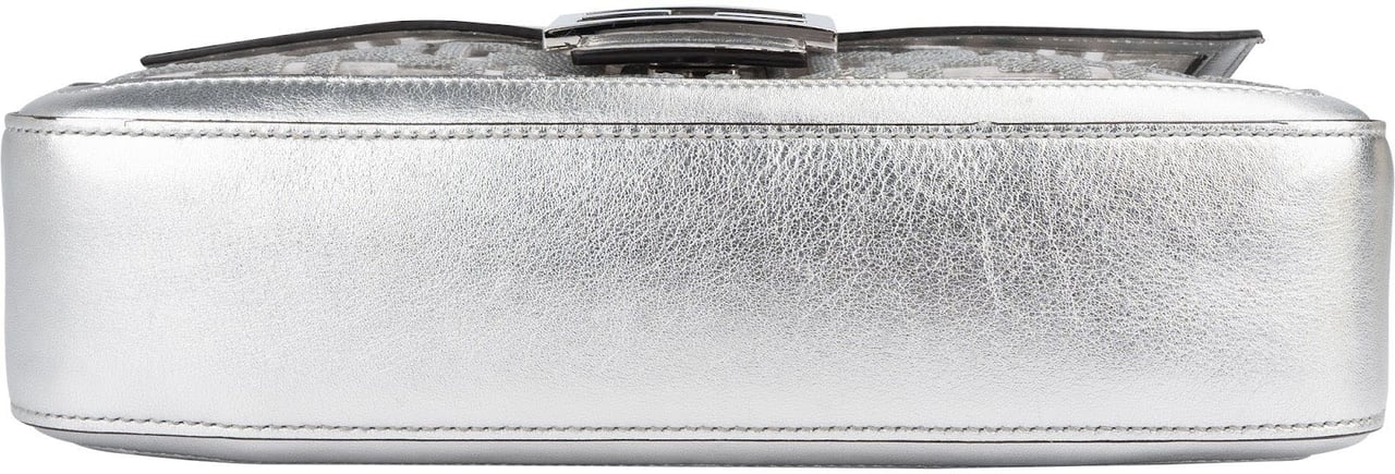 Fendi FF Sequin Embroidered Monogram Baguette Shoulder Handbag Divers