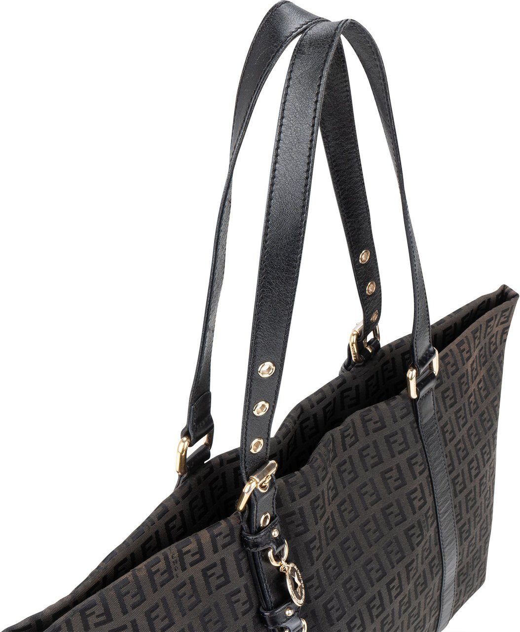 Fendi Fendi FF Monogram Zucchino Handbag Divers