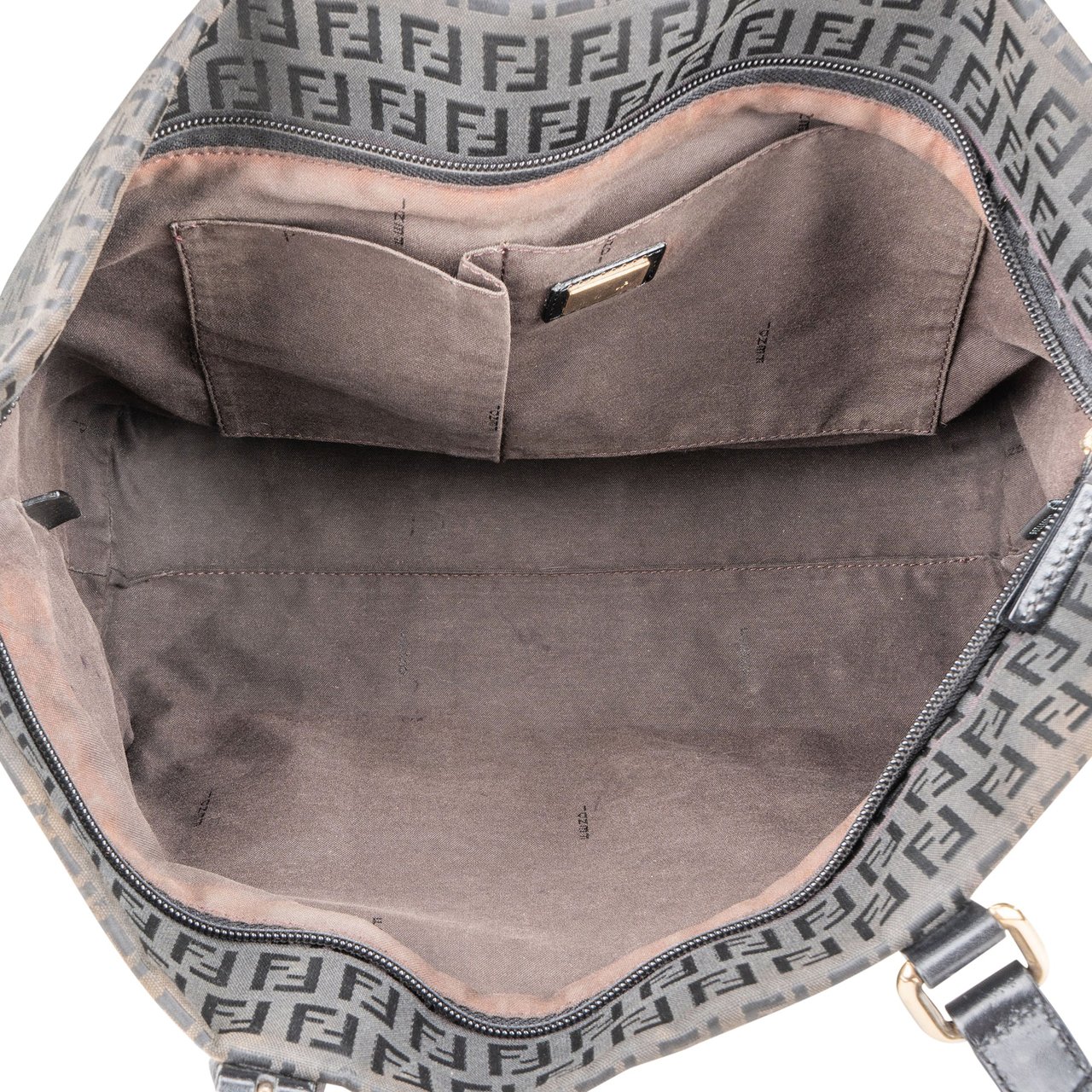 Fendi Fendi FF Monogram Zucchino Handbag Divers
