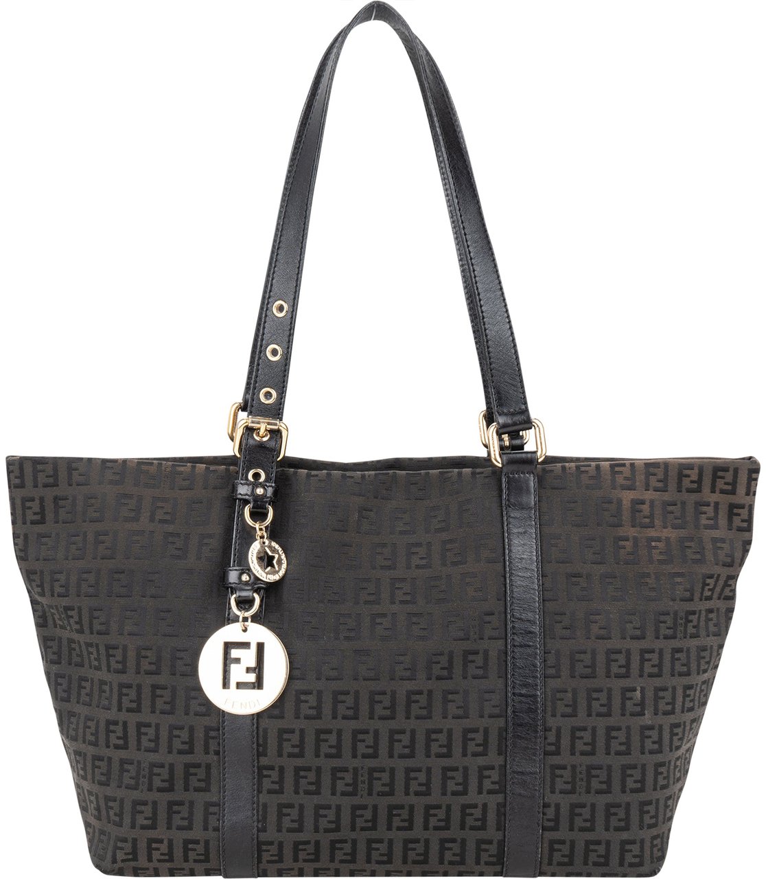 Fendi Fendi FF Monogram Zucchino Handbag Divers