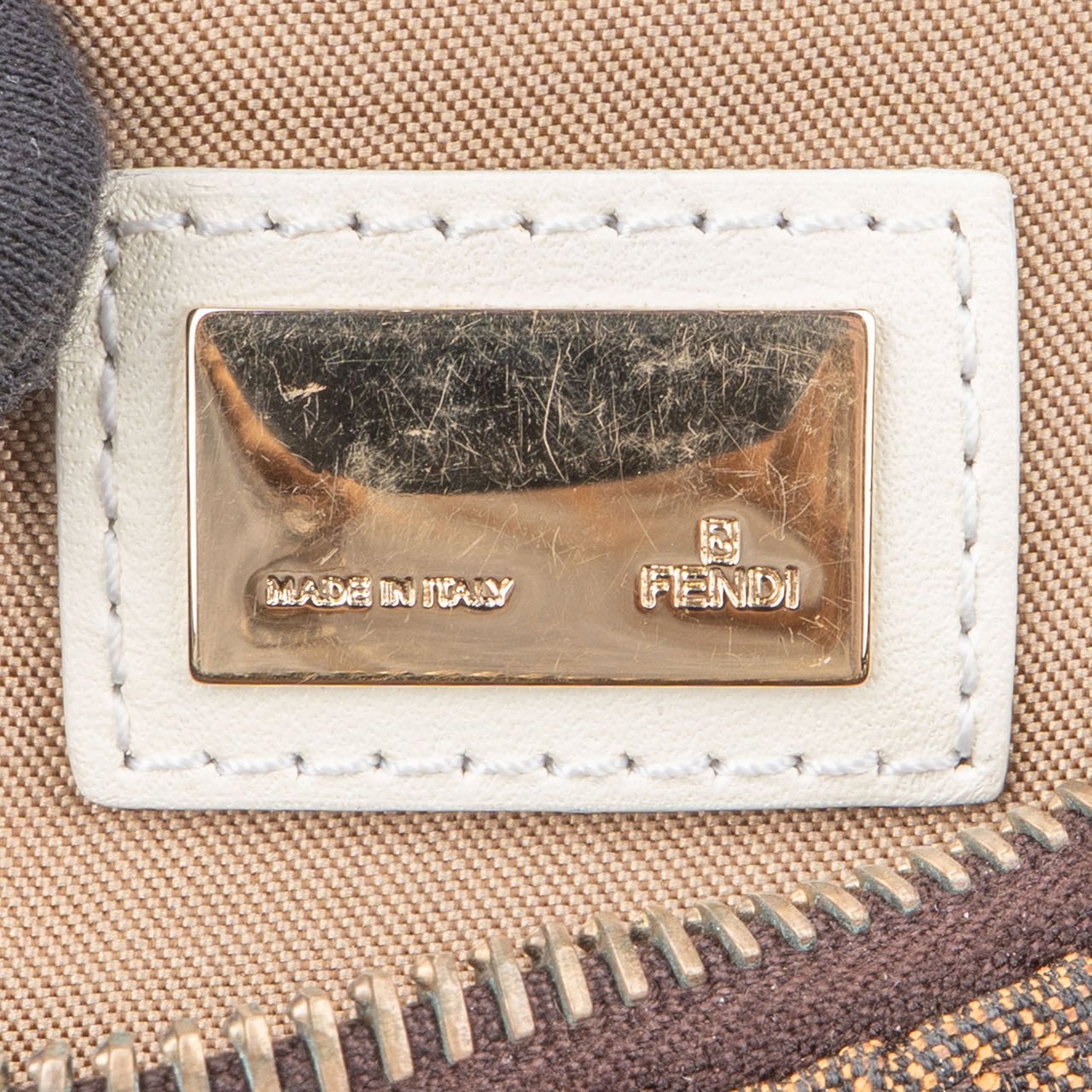Fendi Fendi FF Monogram Mini Zucca Handbag Divers