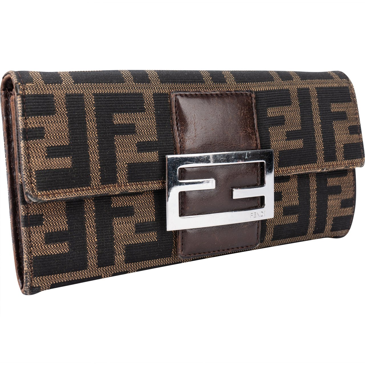 Fendi Fendi FF Monogram Zucca Wallet Divers