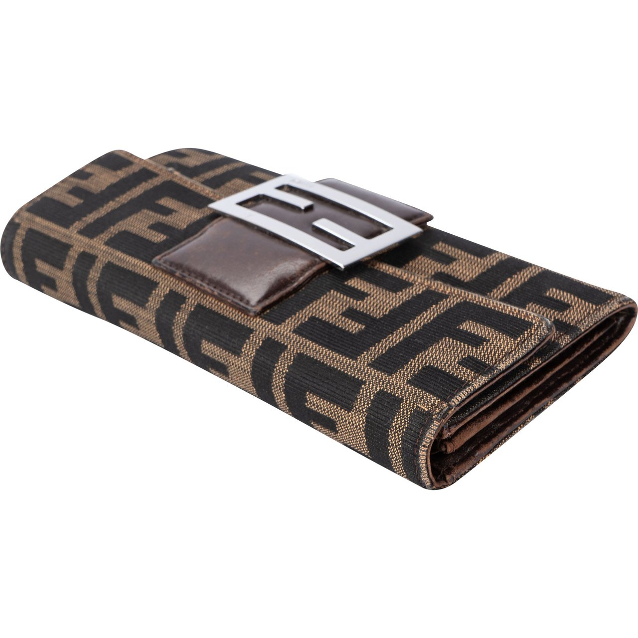 Fendi Fendi FF Monogram Zucca Wallet Divers