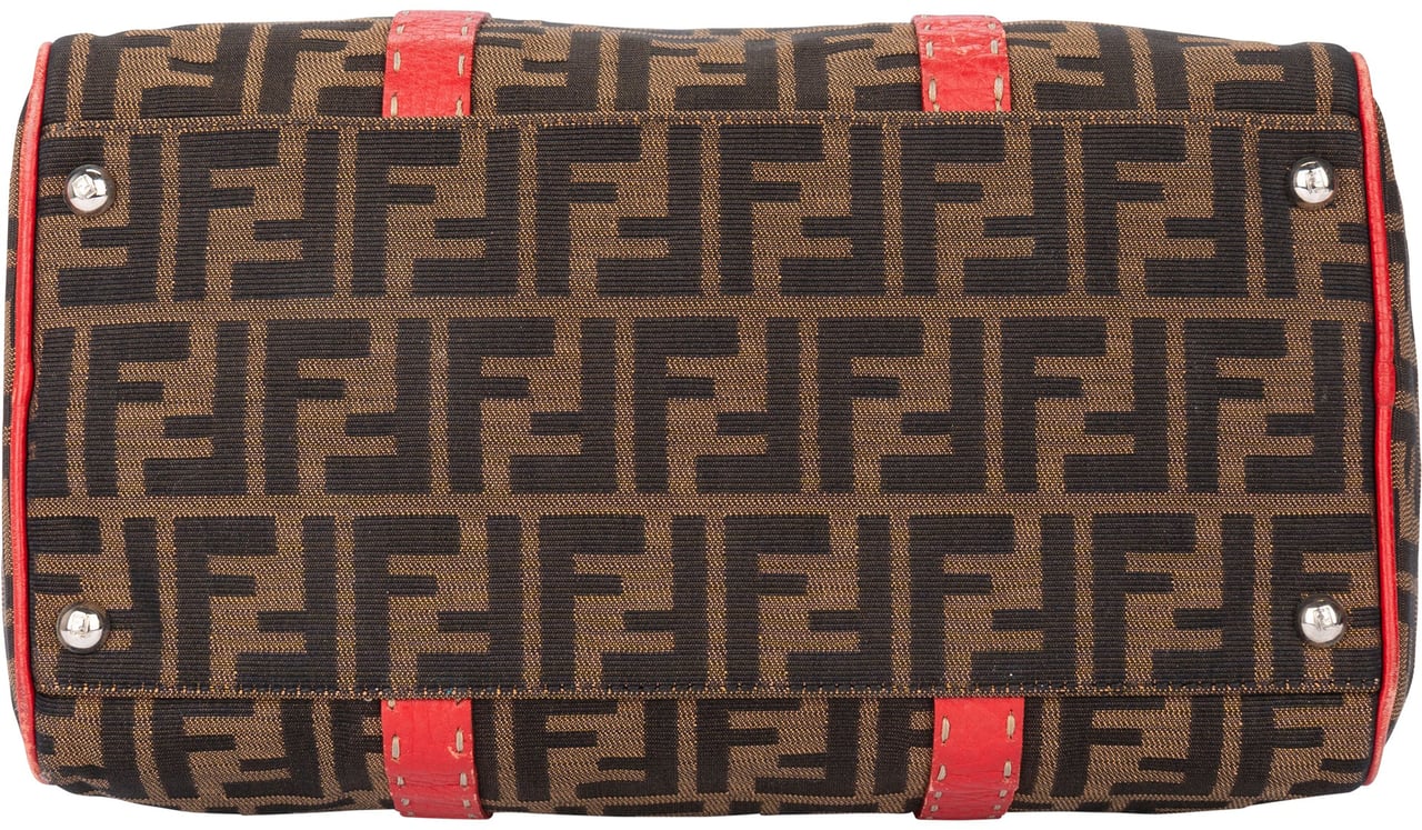 Fendi Fendi FF Monogram Rouge Zucca Handbag Rood