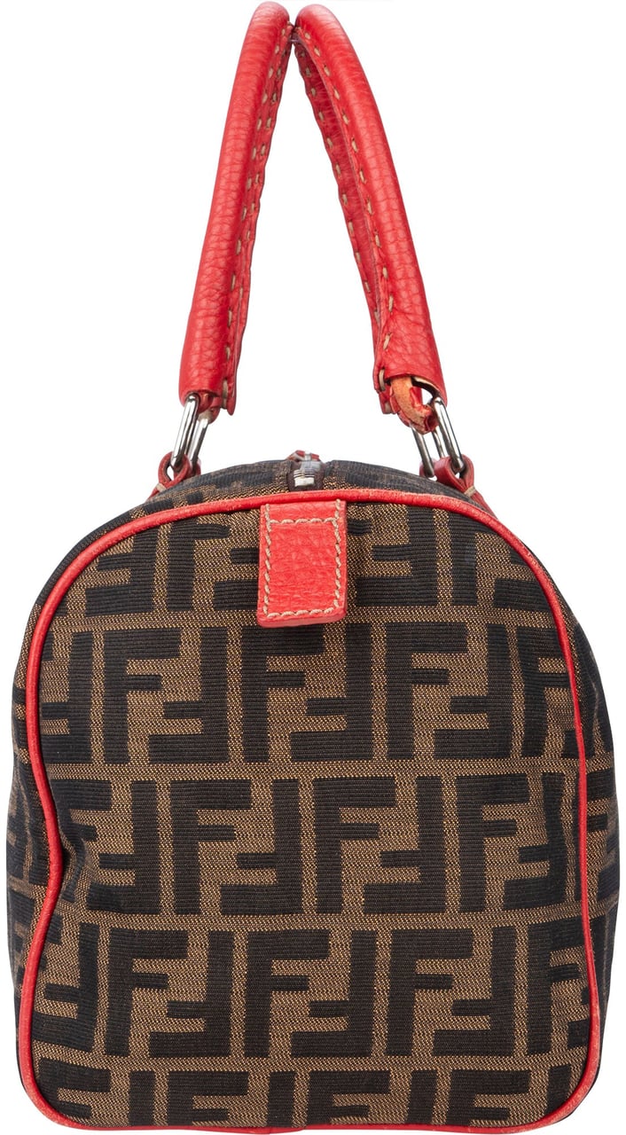 Fendi Fendi FF Monogram Rouge Zucca Handbag Rood