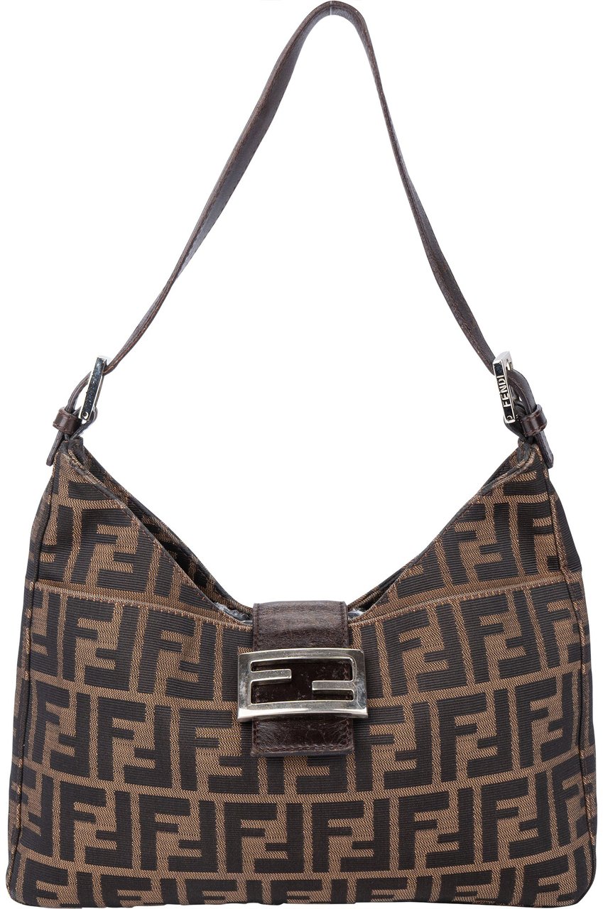 Fendi Fendi FF Monogram Baguette Shoulder Bag Divers