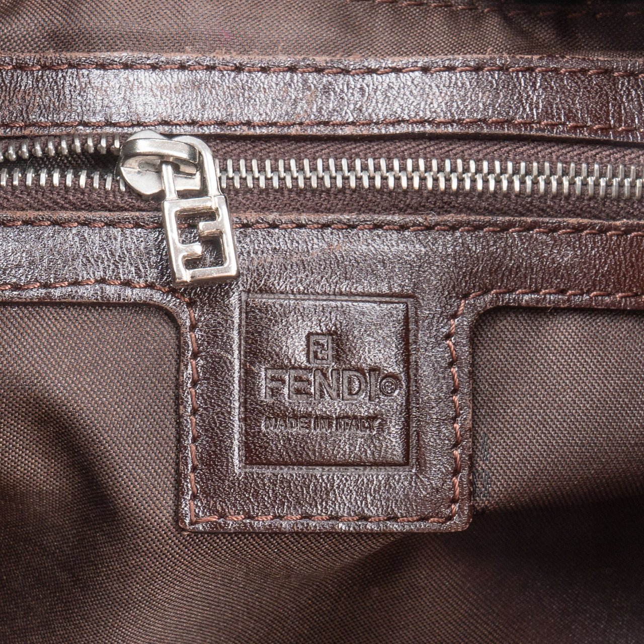 Fendi Fendi FF Monogram Baguette Shoulder Bag Divers
