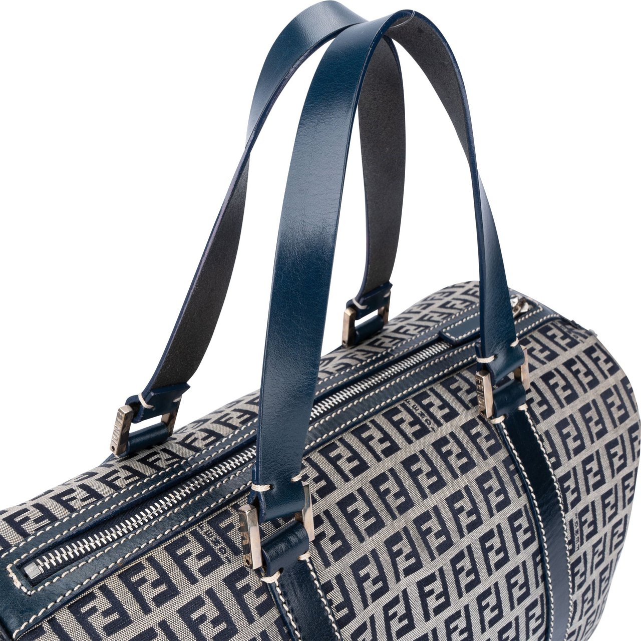 Fendi Fendi FF Monogram Boston Handbag Divers