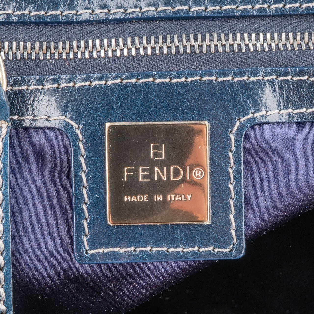 Fendi Fendi FF Monogram Boston Handbag Divers