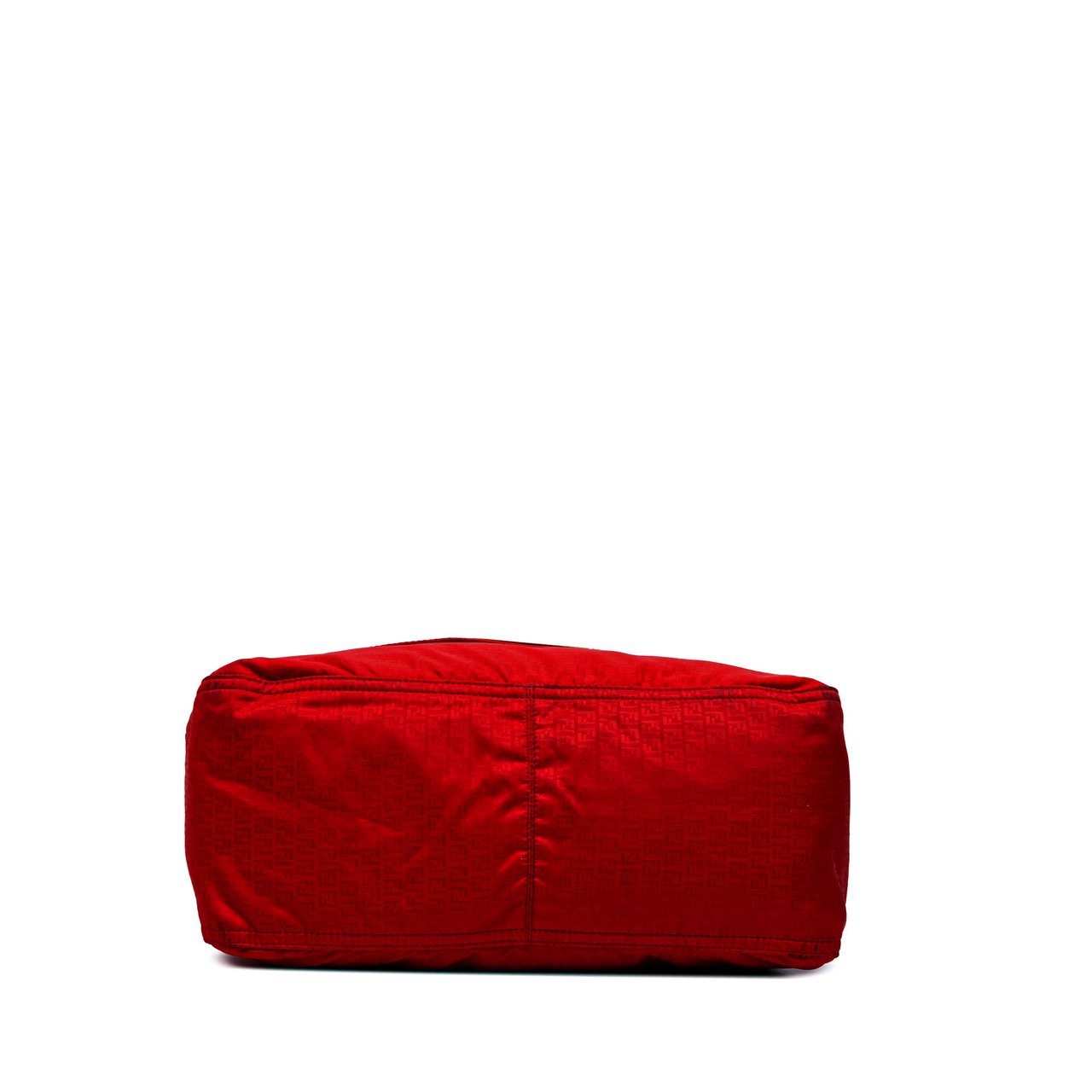 Fendi Micro Zucchino Nylon Mamma Forever Rood