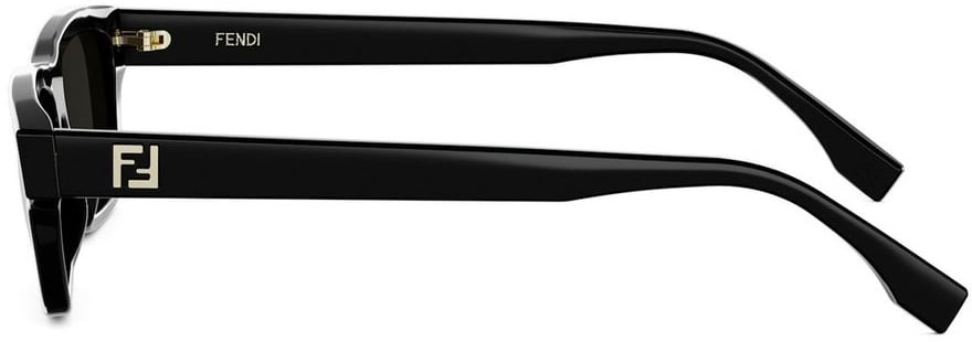 Fendi Rectangular Glasses FE40199I FF Squared Grijs