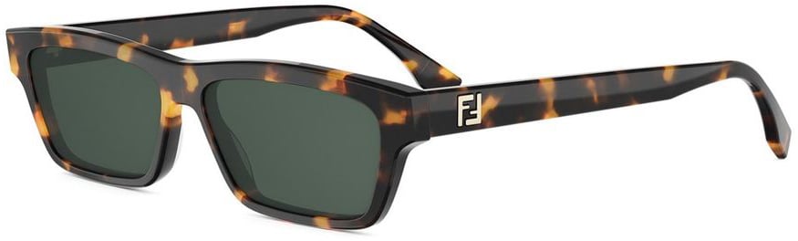 Fendi Fe40199I Ff Squared Havana Glasses Grijs
