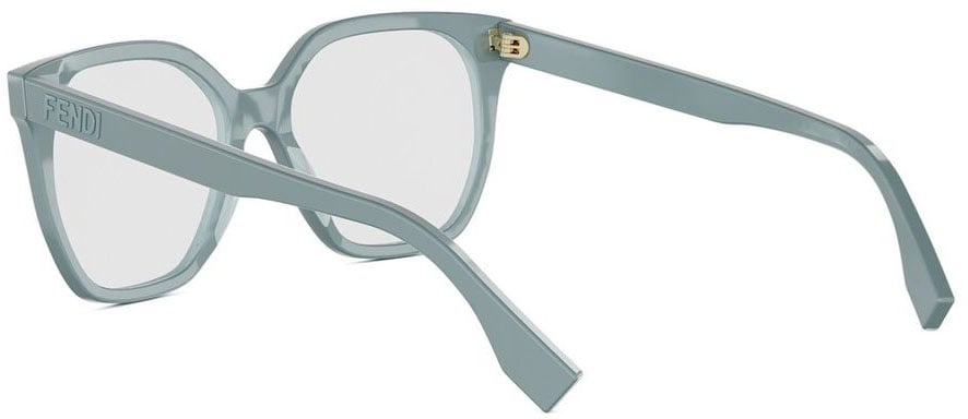 Fendi Fe50087I Lettering Square Glasses Wit