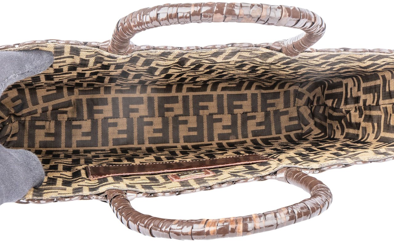 Fendi Fendi Braid Shopper Mini FF Baguette Handbag Set Divers