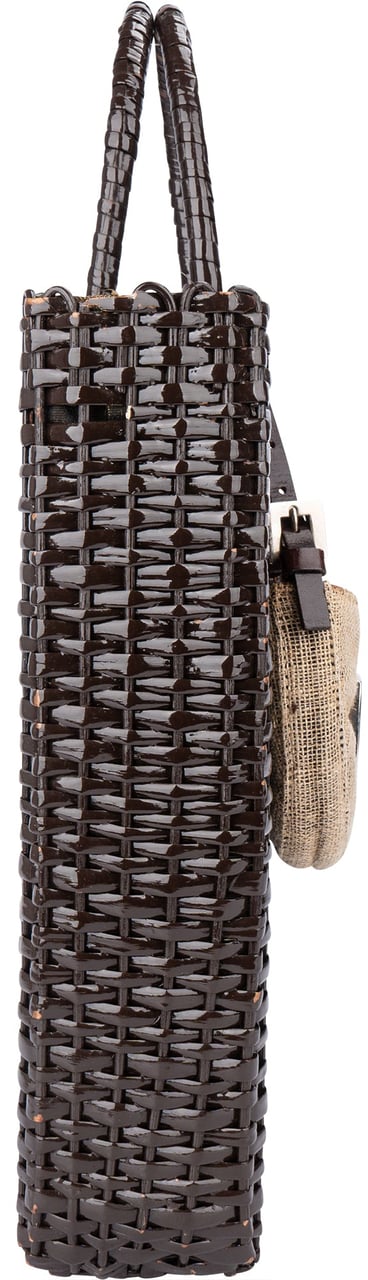 Fendi Fendi Braid Shopper Mini FF Baguette Handbag Set Divers