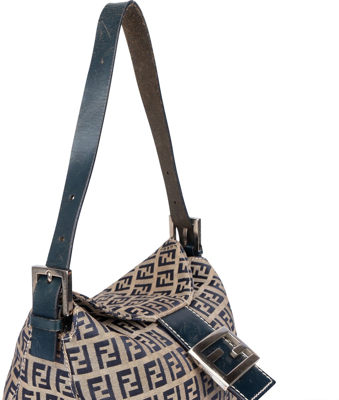 Fendi Fendi FF Monogram Baguette Handbag Divers