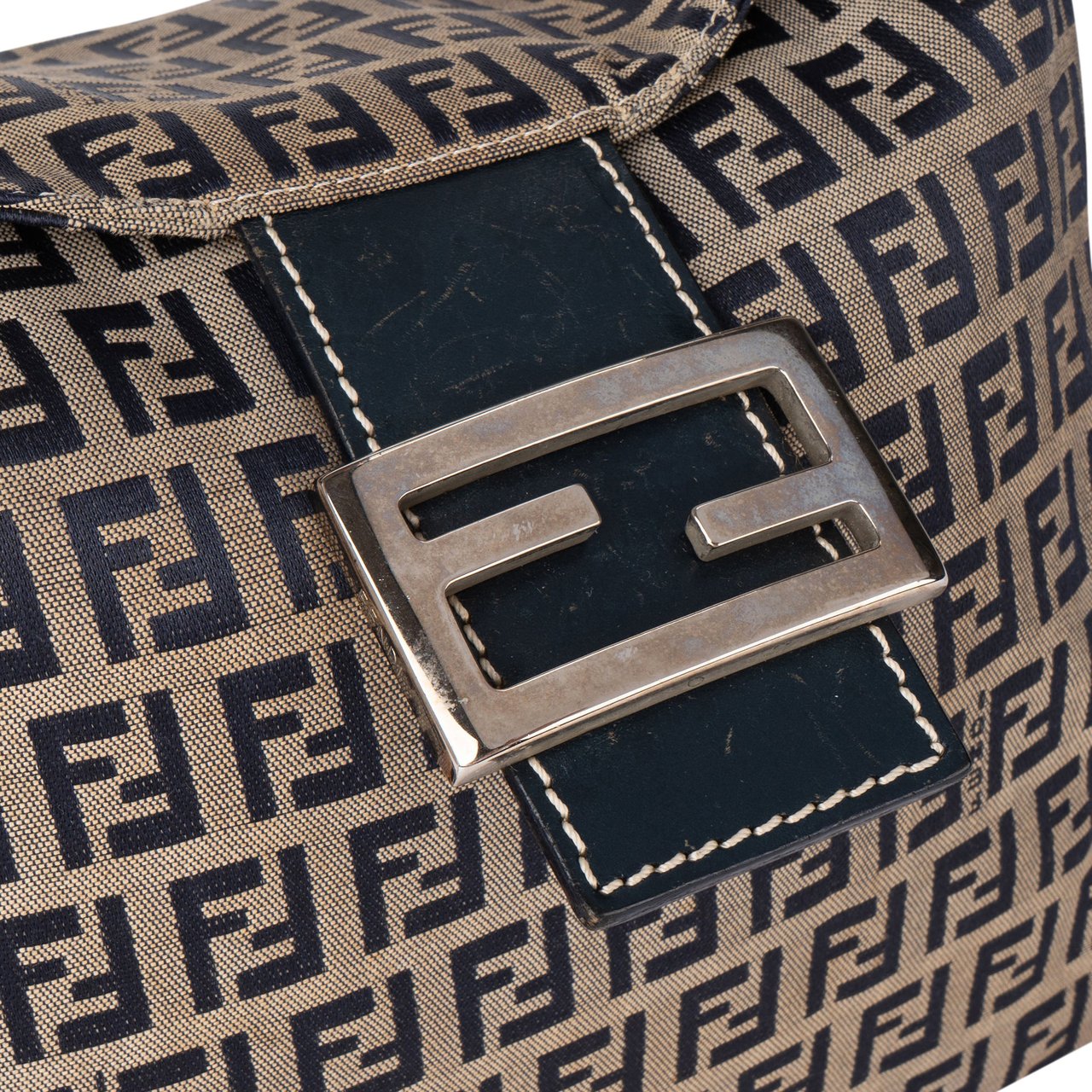 Fendi Fendi FF Monogram Baguette Handbag Divers