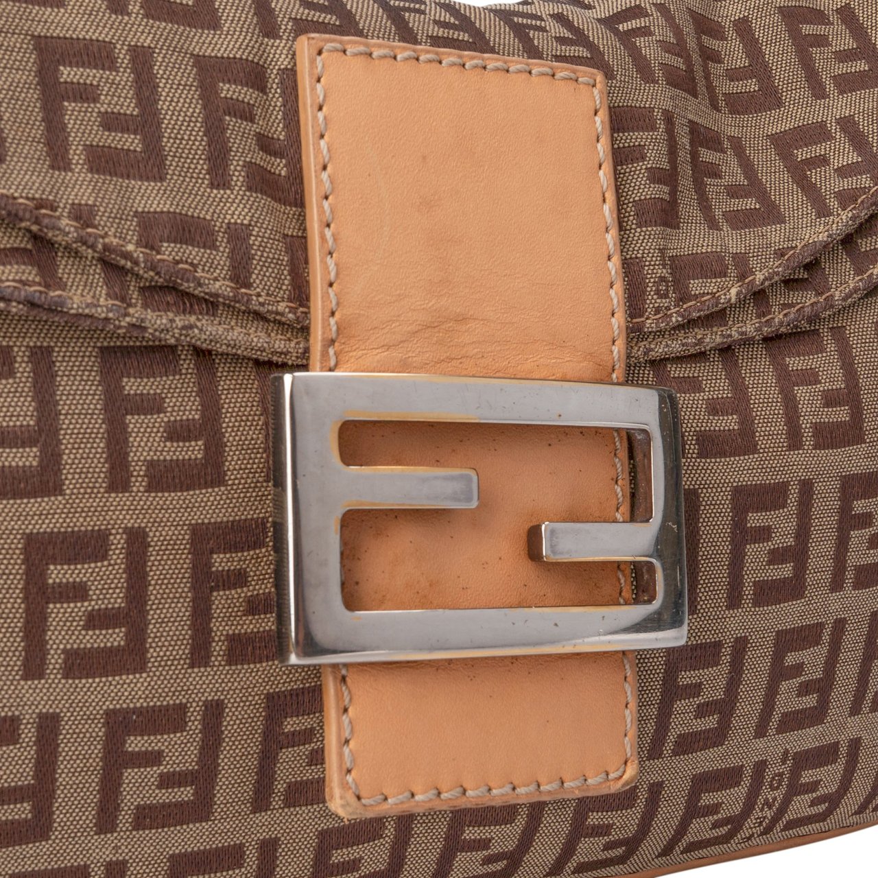 Fendi Fendi FF Monogram Baguette Handbag Divers