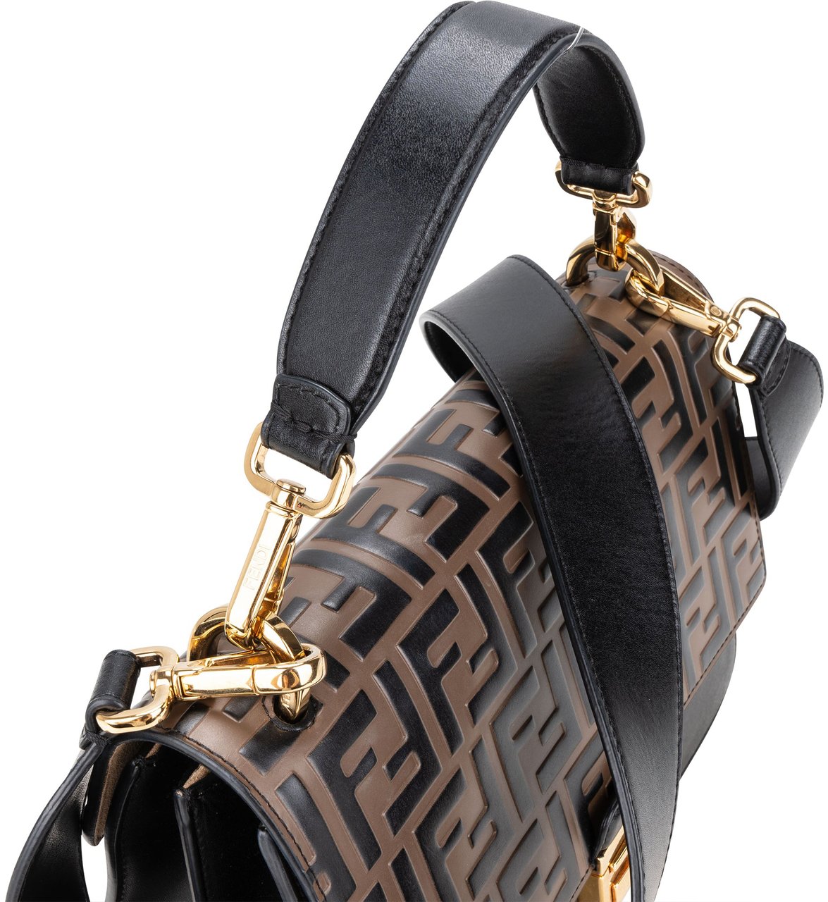Fendi Fendi FF Monogram Kan U Liberty Handbag Divers