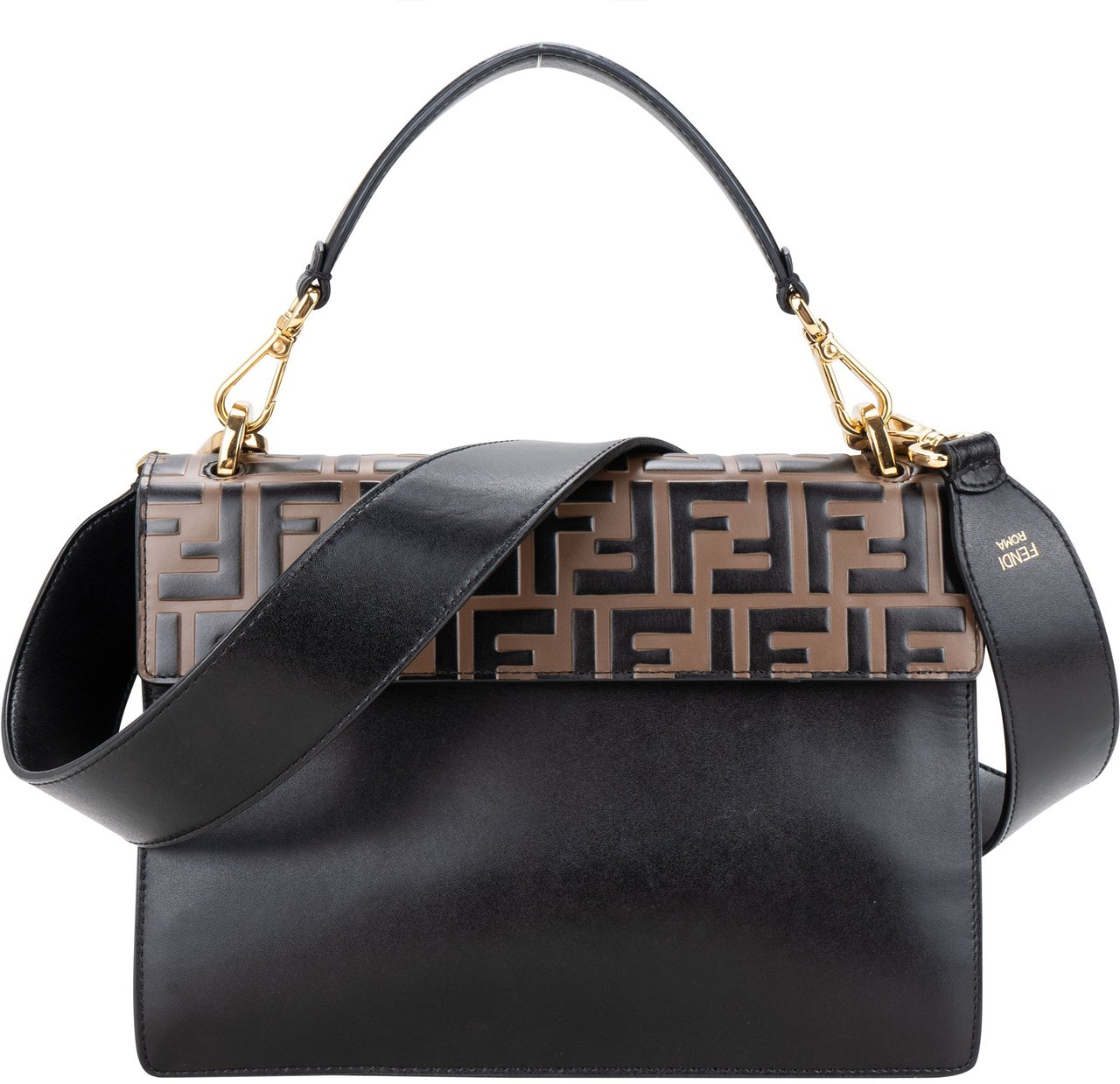 Fendi Fendi FF Monogram Kan U Liberty Handbag Divers