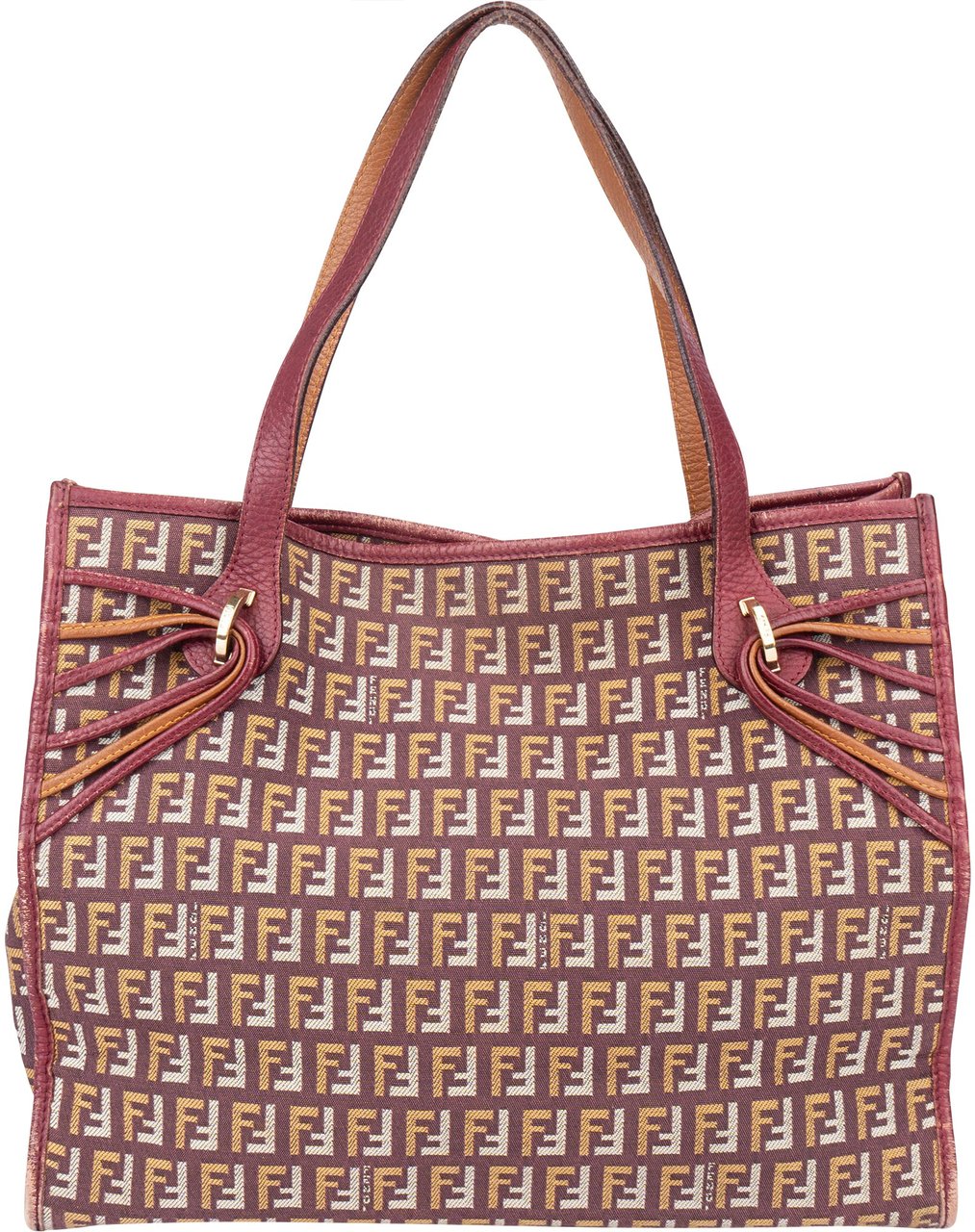 Fendi Fendi FF Monogram Zucchino Handbag Divers