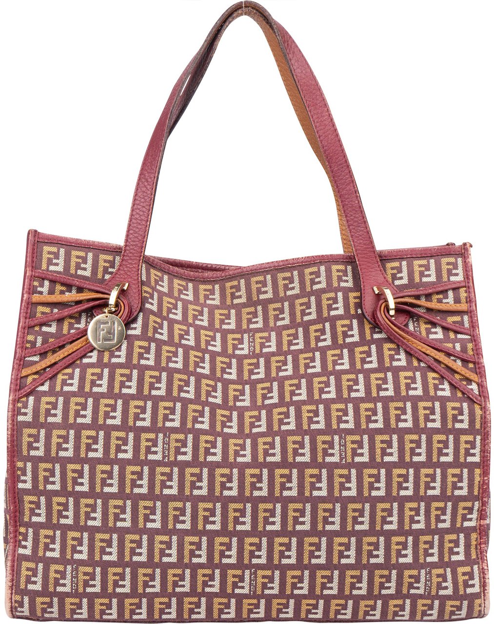 Fendi Fendi FF Monogram Zucchino Handbag Divers