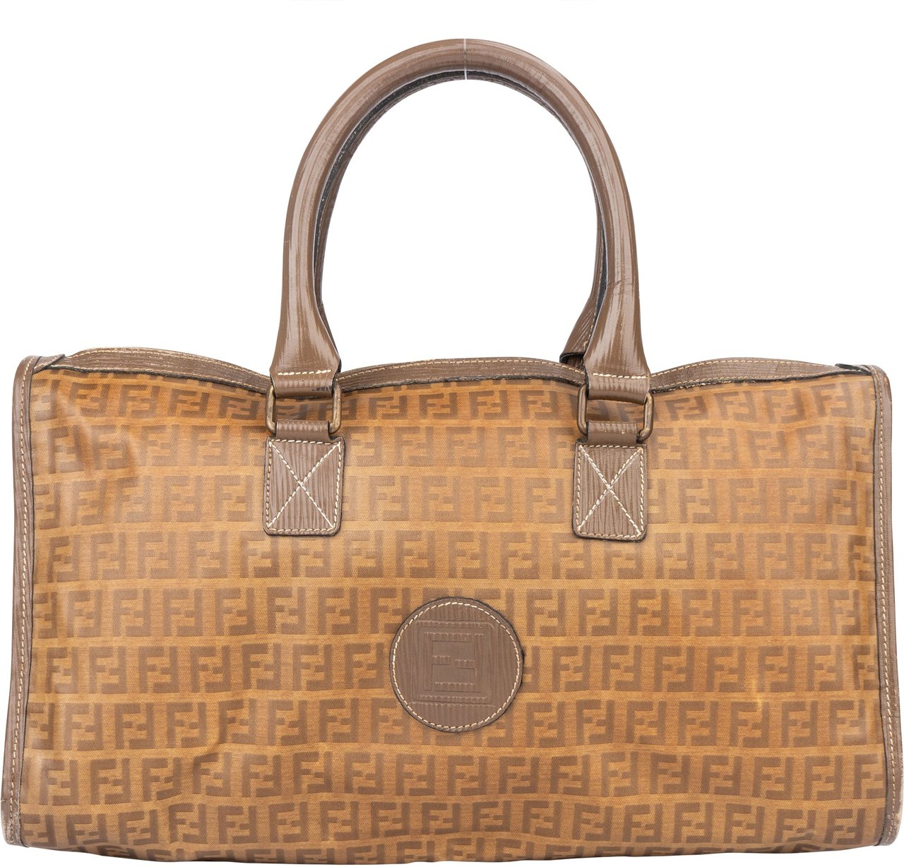 Fendi Fendi FF Monogram Vintage Handbag Bruin