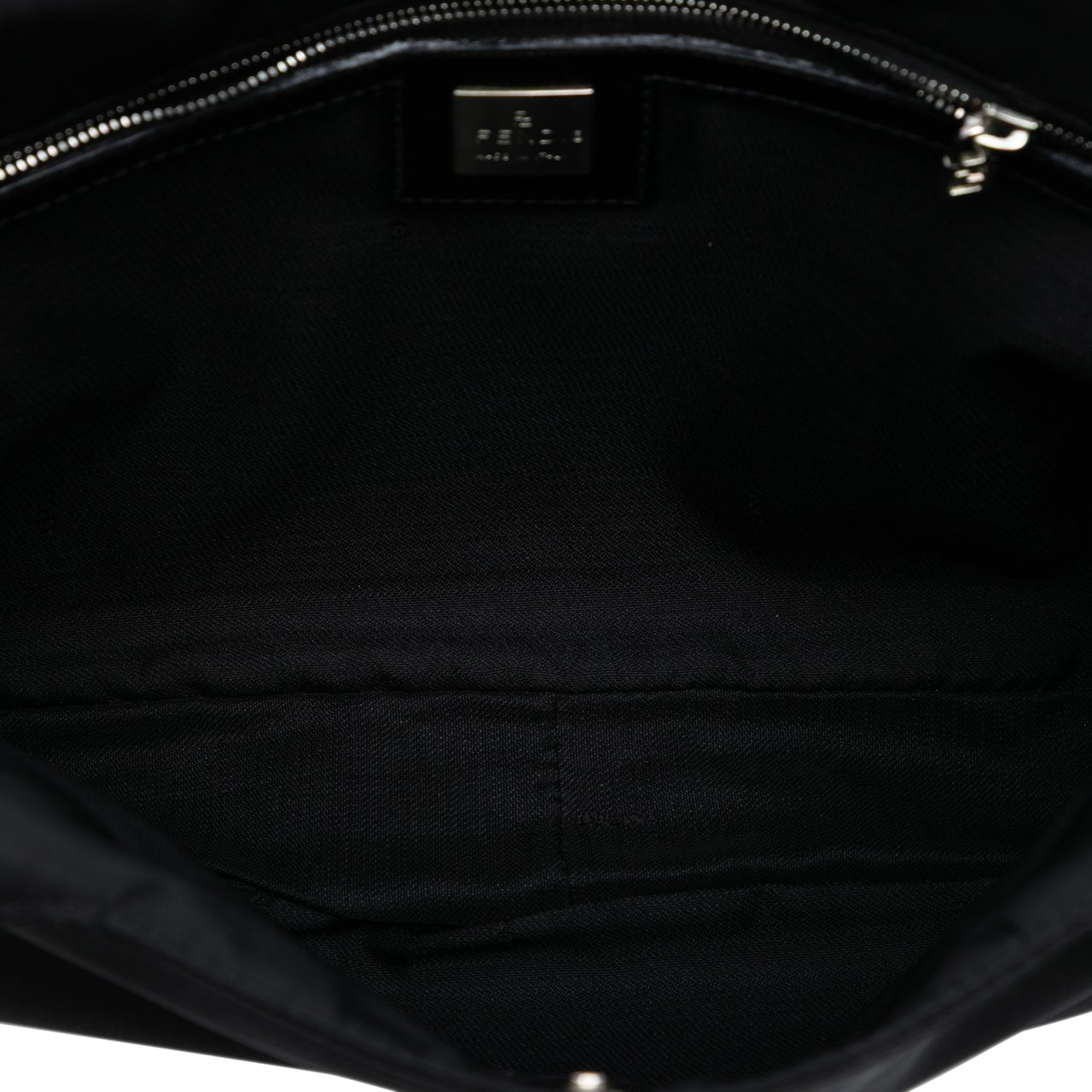 Fendi Nylon FF Shoulder Bag Zwart