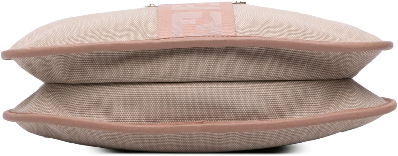 Fendi Canvas Zucca Crossbody Bruin