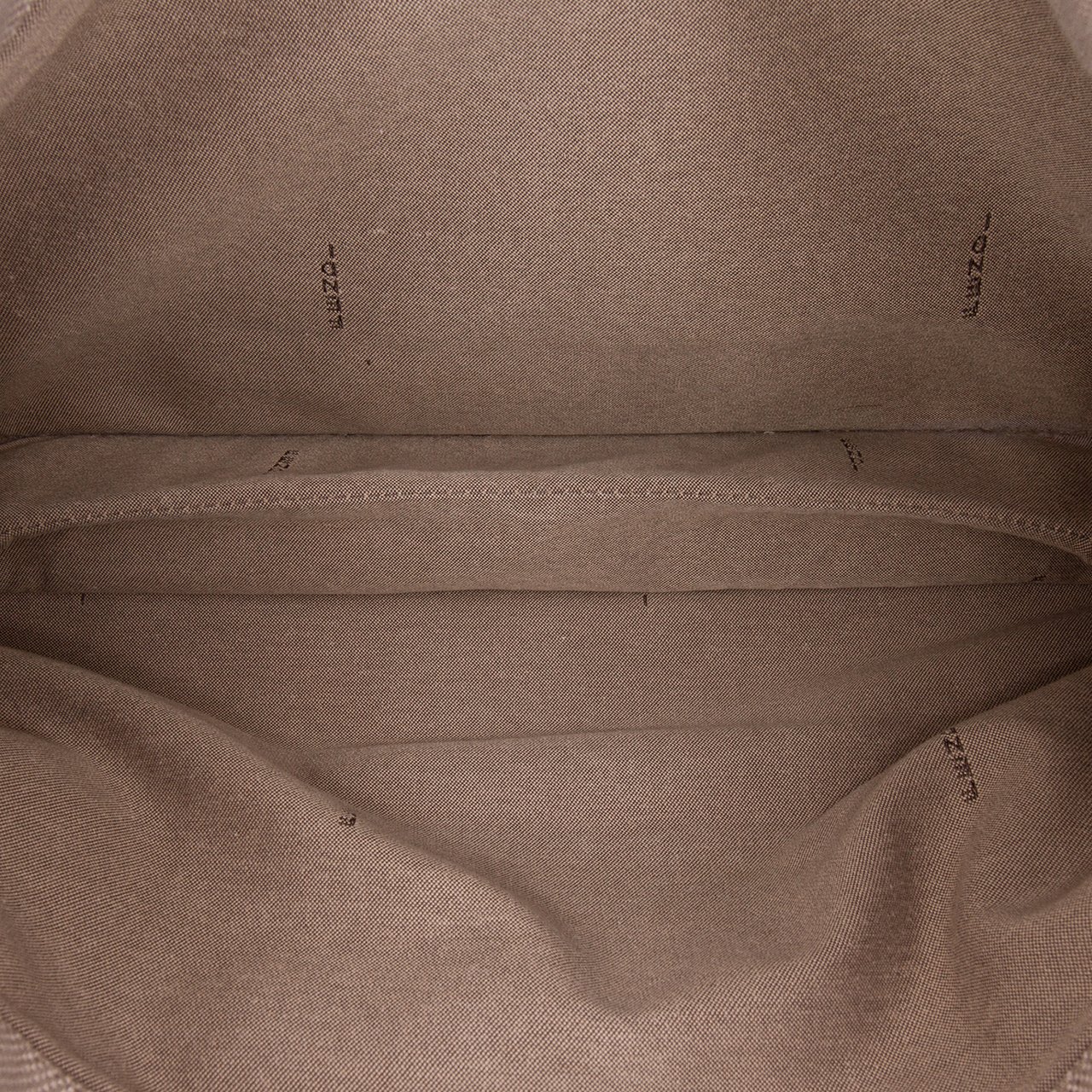 Fendi Canvas Zucca Crossbody Bruin