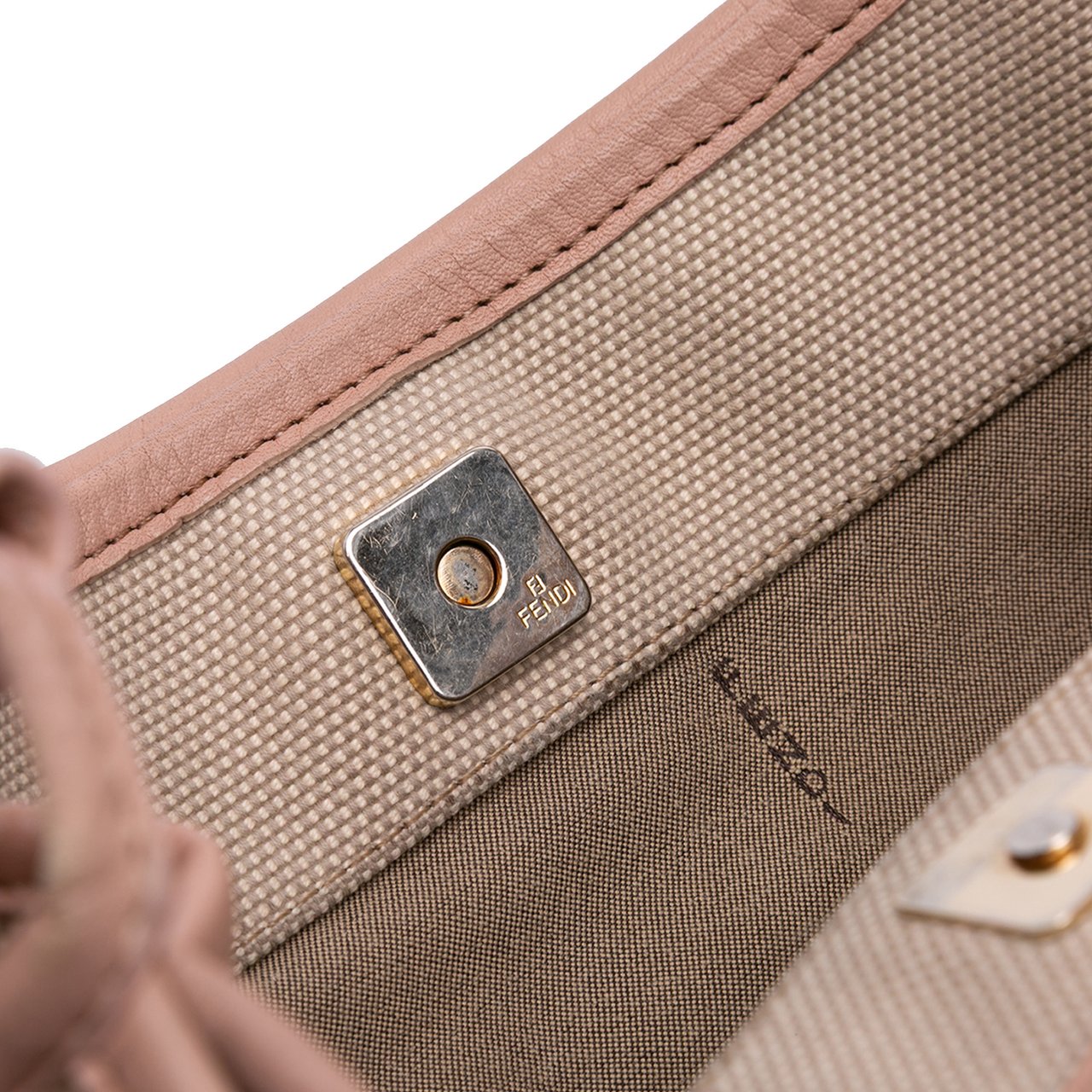 Fendi Canvas Zucca Crossbody Bruin