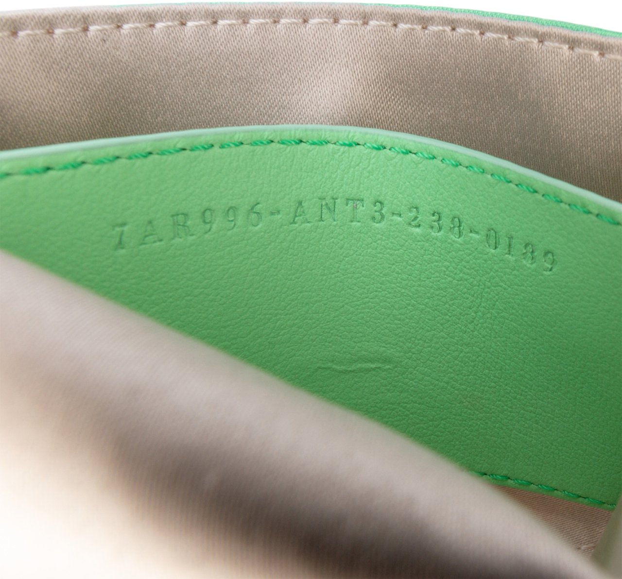 Fendi Nano Satin Charm Baguette Bruin