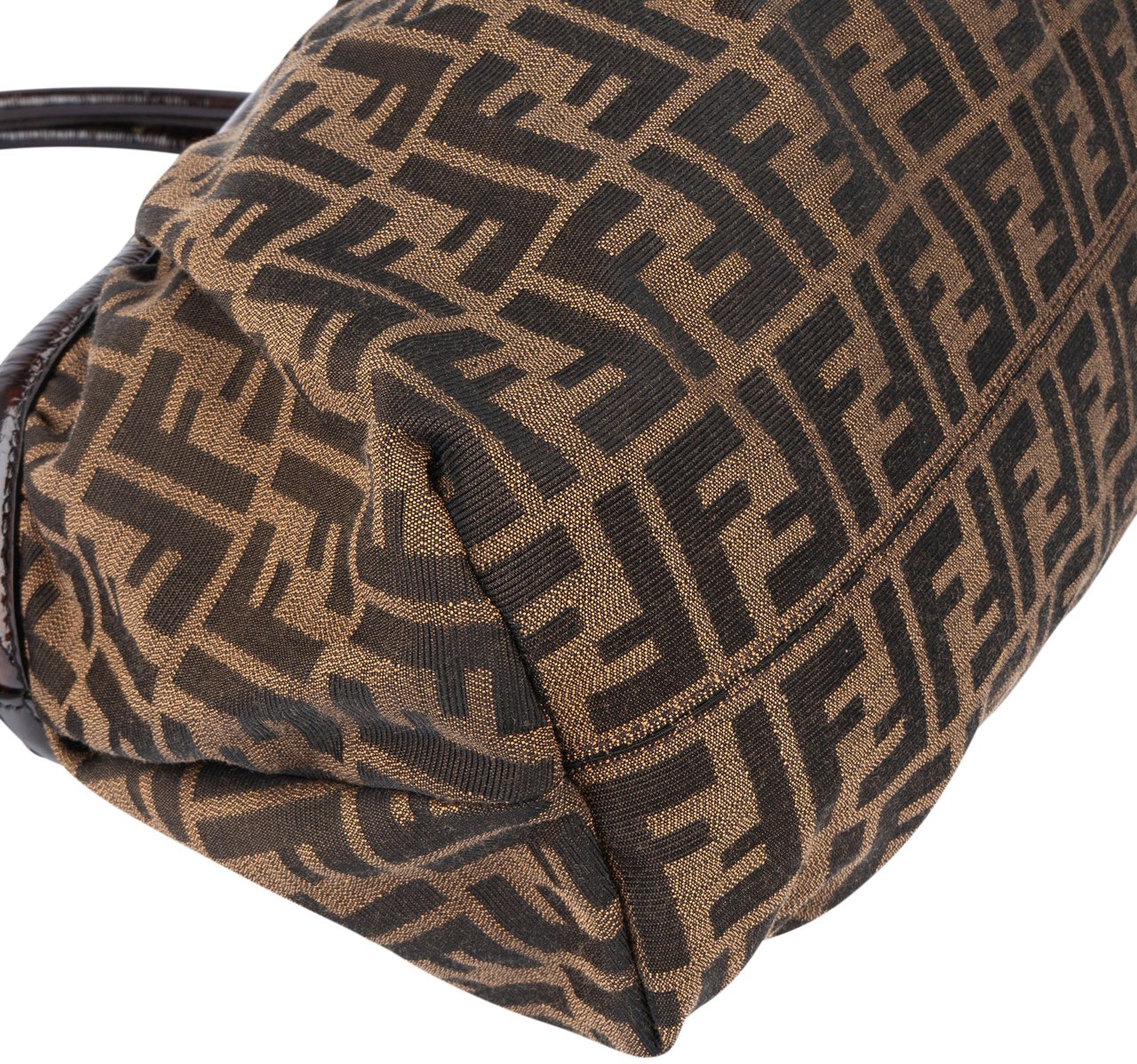 Fendi Fendi FF Monogram Patent Handbag Divers