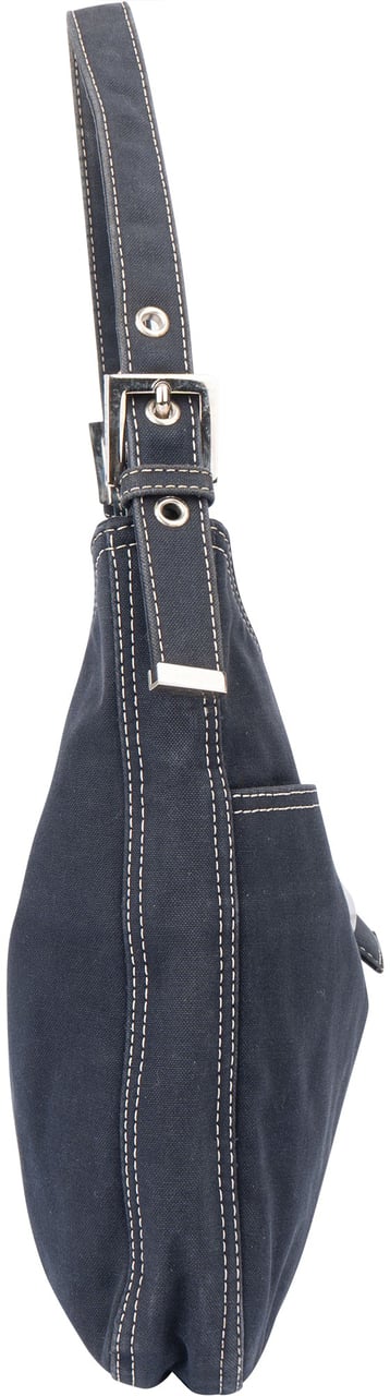 Fendi Fendi Limited FF Buckle Cotton Handbag Divers