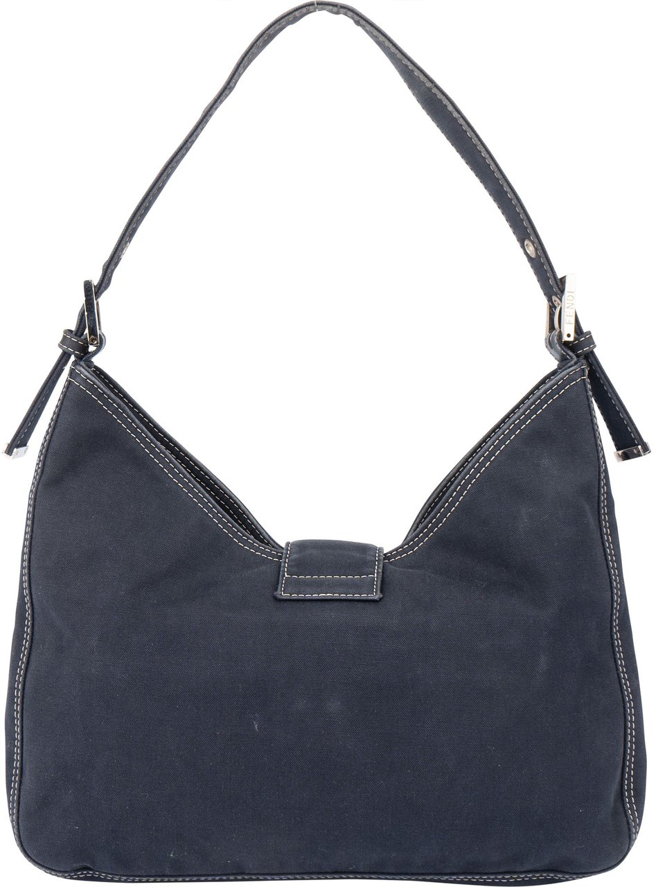 Fendi Fendi Limited FF Buckle Cotton Handbag Divers