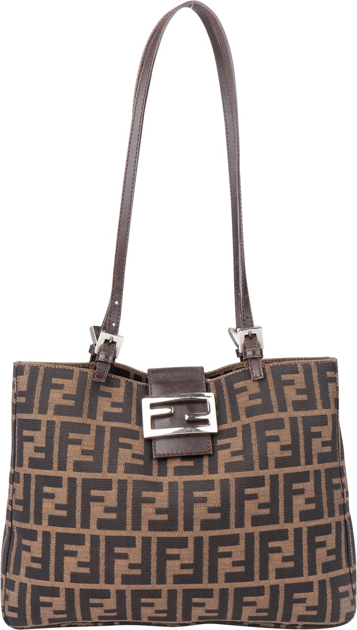 Fendi Fendi FF Monogram Baguette Shoulder Bag Divers