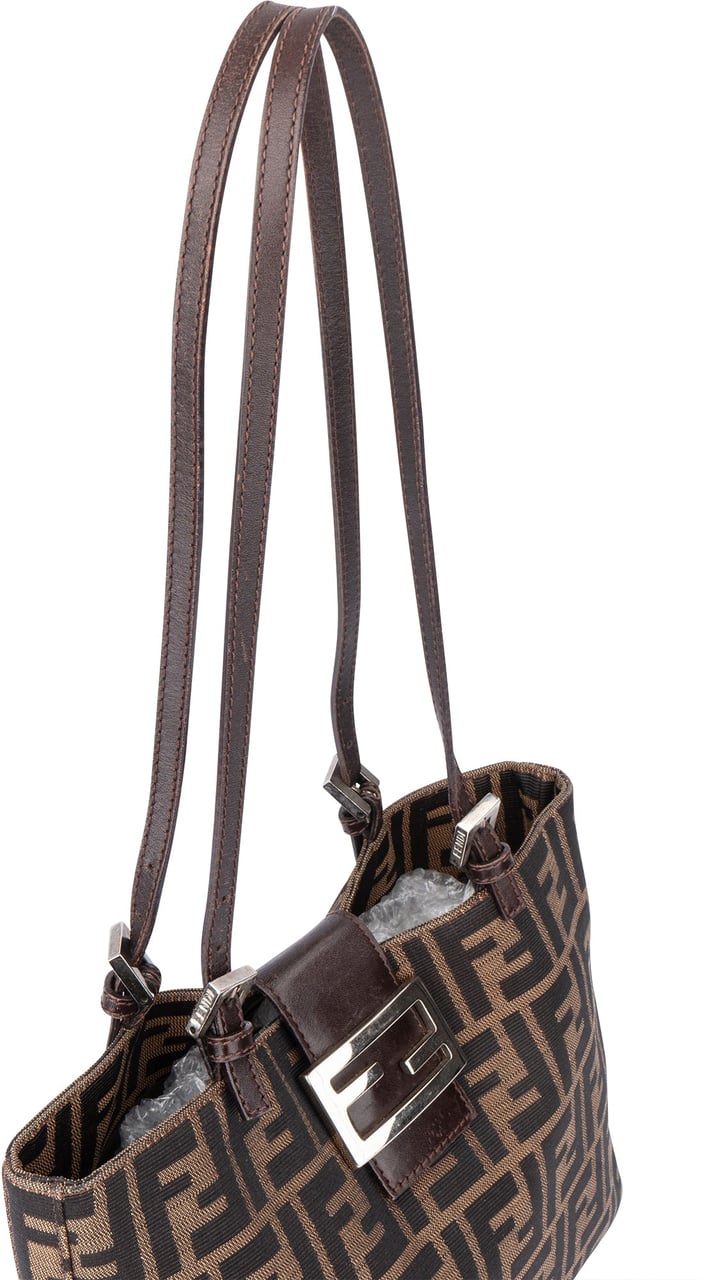 Fendi Fendi FF Monogram Baguette Shoulder Bag Divers