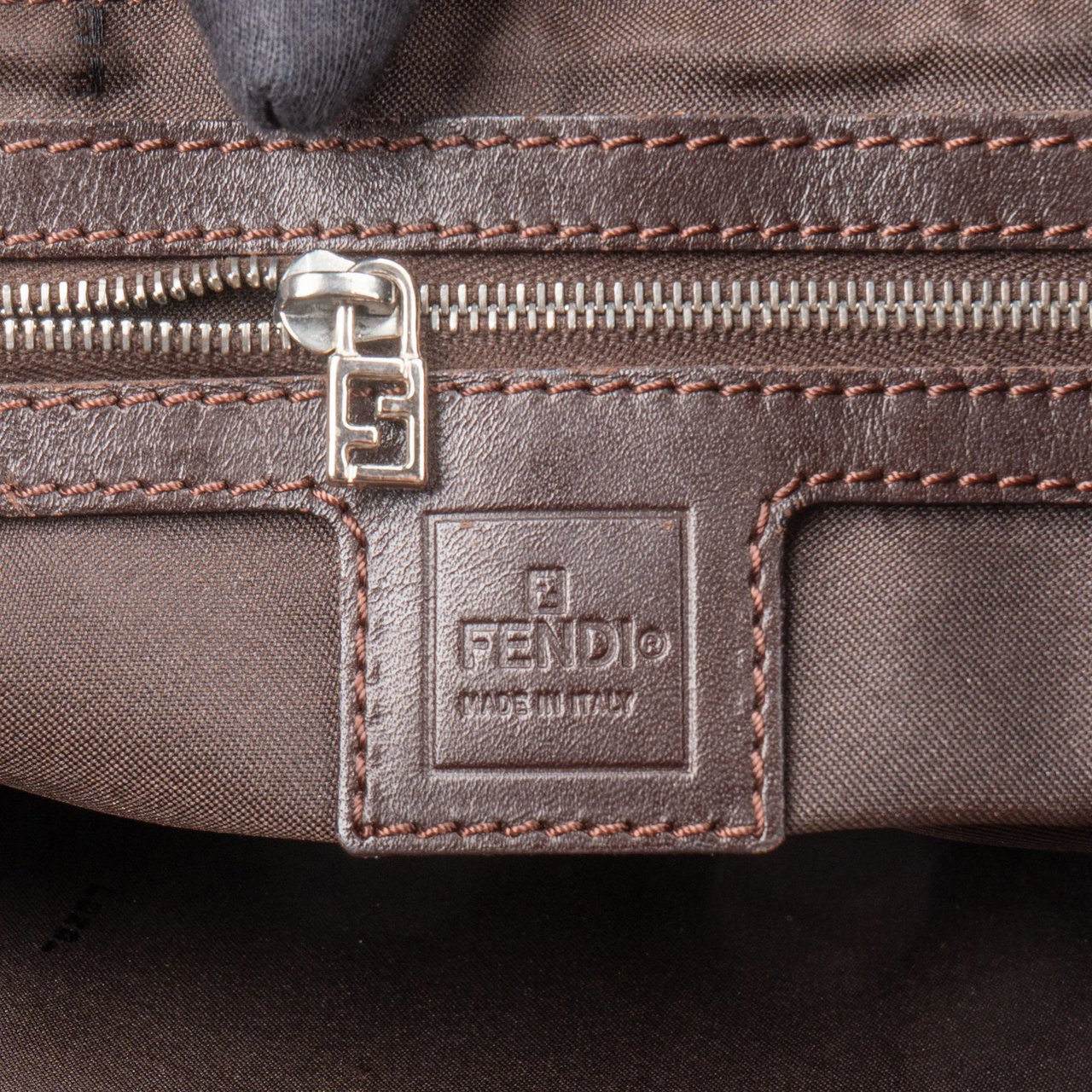 Fendi Fendi FF Monogram Baguette Shoulder Bag Divers