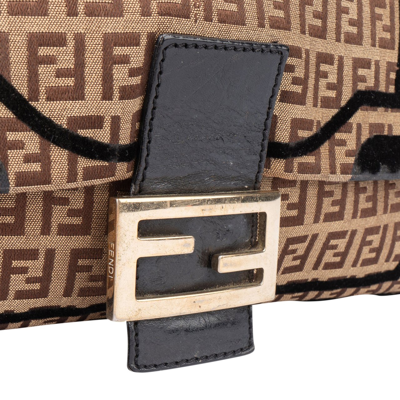 Fendi Fendi FF Monogram Limited Baguette Mamma Handbag Divers