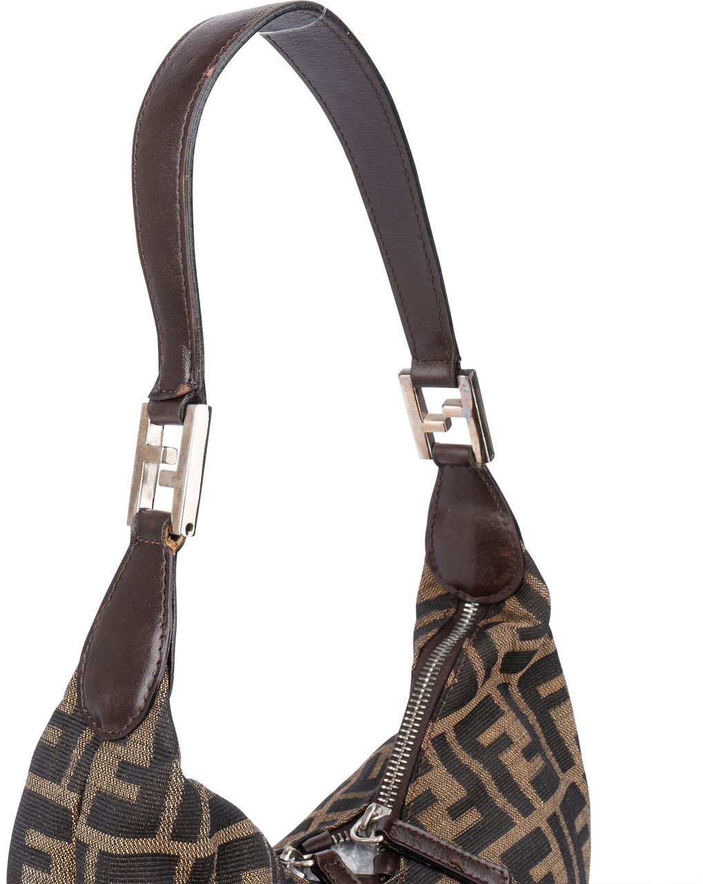 Fendi Fendi FF Monogram Zucca Hobo Shoulder Bag Divers