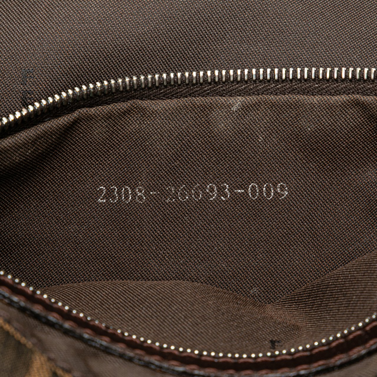 Fendi Small Zucca Canvas Twins Tote Bruin